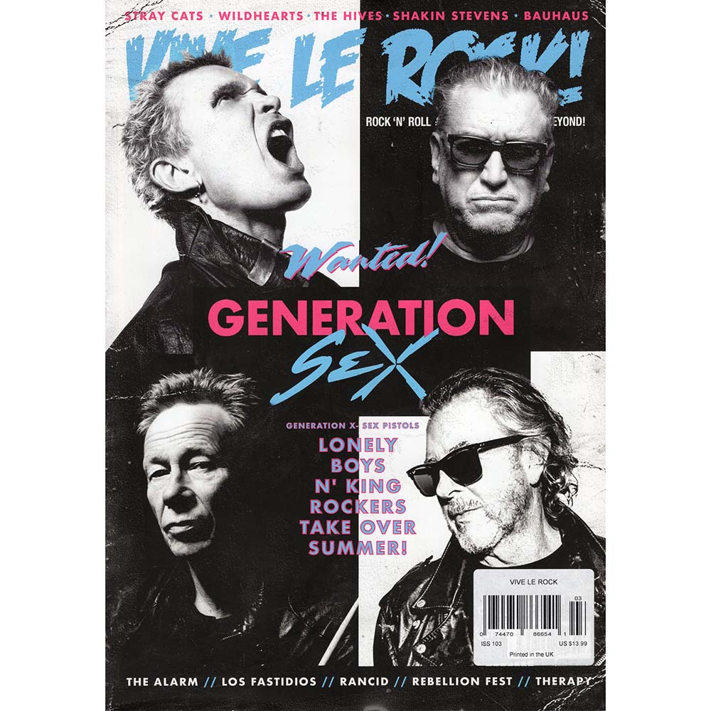 Vive Le Rock! Issue 103 (2023) Generation Sex: Generation X / Sex Pist –  Parasol Mail Order