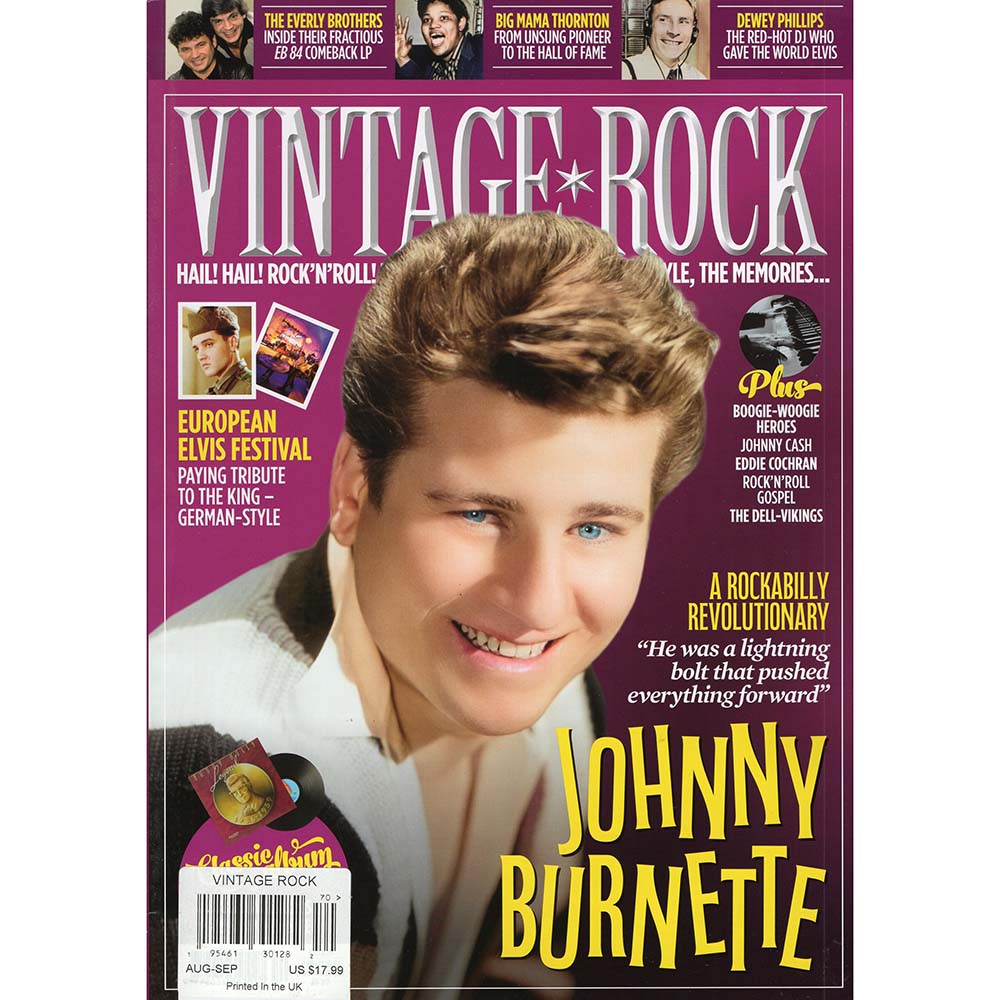 Vintage Rock Issue 70 (August/September 2024) Johnny Burnette